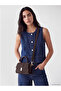 Brown Suede Women's Shoulder Bag - 8
