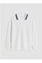 White Polo Neck Boy's T-Shirt - 4