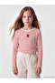 Red bicycle collar striped girl's t-shirt - 8