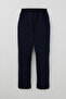 Boy's Sweatpants with Button Accessories and Arma Detail, Ages 4-8, Navy Blue - 2