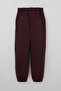 Boys' Sweatpants with Lace Accessories, Elastic Waist and Cuffs, Ages 8-11, Cherry Rotten - 2