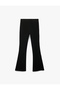 Viscose Blended Slim Fit Flared Trousers - 2