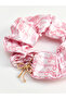 Mixed pattern women's elastic hair tie set - 2 pack - 7
