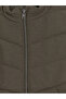 High Collar Quilted Patterned Boy's Vest - 3