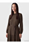 Timeless Clothing & Timeless Choices Ruffled High Neck Belted Gathered Dress - 3