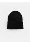 Vizyon New Season Black Foldable Brimmed Knitwear Women's Beret