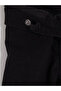 Black barrel fit girl's jean pants - 8