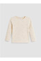 Ecru Girls' Glittery T-Shirt - 6
