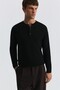 Button collar textured sweater - 3