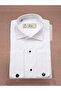Slim Fit Groom's Suit Stone Collar Shirt - 4