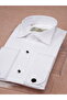 Slim Fit Groom's Suit Stone Collar Shirt - 6