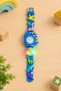 Children's Wristwatch with Blue Dinosaur Figure, Illuminated and Colorful Silicone Strap - Fun Design Boys/Girls Watch (Without Box) - 3