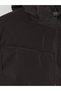 Ozmarka New Season Brown Hooded Women's Puffer Coat - 7