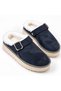 Women's Fur Suede Buckle Comfortable Stylish Daily Slippers - 4