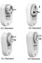 Wiwo-S20-UK Smart Wifi Plug - (Remote Control) & (Home Automation)For Apple and Android - Plastic - 10.31 cm - White - 3
