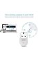 Wiwo-S20-UK Smart Wifi Plug - (Remote Control) & (Home Automation)For Apple and Android - Plastic - 10.31 cm - White - 5