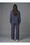 Women's Crew Neck Long Sleeve Tracksuit Set Comfortable Fit Loose Leg Two-Piece Sportswear - 4