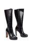 Thea Women's Platform Heeled Below-The-Knee Boots - 4