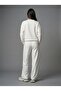 Women's Crew Neck Long Sleeve Tracksuit Set Comfortable Fit Loose Leg Two-Piece Sportswear - 4