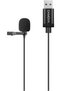 Lavalier Lapel Universal USB Microphone LUM2, Microphone for Windows & Mac & Laptop Computer with Type-A Port for Zoom metting, SoftTeam and Livestreaming (6.56ft) - 3