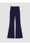 Two Mt Shop Quality Koor Sport Navy Blue Interlock Plain Super Skinny & Extra Narrow Women's Sports Leggings - 5