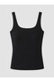 Ozmarka New Season Black Square Collar Women's Undershirt - 5
