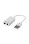 Hytech Hy-U715 Wired USB White Sound Card 7.1 Dual Channel - 3