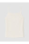 Ozmarka New Season Ecru Rope Strap Girls' Undershirt 2-Piece Set - 5