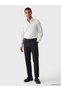 Özmarka New Season Ecru Regular Fit Striped Men's Shirt - 2