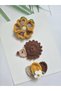 Ready for Autumn Baby Shower Baby Gift Hairless Baby Hairpin 3-Piece Baby Mevlüt Gift Handmade Knitted Organic Baby Hair Accessories - 8