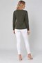 Women's Glitter Striped Mercerized Knitwear Cardigan - 5