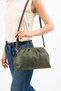 Khaki Knitted Detailed Clutch Portfolio and Shoulder Bag - 3