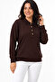 Women's Polo Neck Mercerized Knitwear Blouse - 2