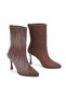 Iconic Women's Sparkling Stone Thin Heeled Boots - 5