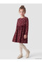 Quality Pieces from Çelebi Store Zero Roba Collar Flowered Girl's Dress