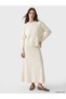 Özmarka New Season Ecru Crew Neck Women's Knitwear Sweater - 2
