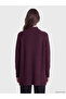 Half Turtleneck Oversize Women's Knitwear Tunic (W6) - 4