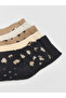 Quality Pieces from Çelebi Store Embroidered Baby Girl Socks 5-Piece Set - 3