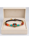 Ethnic Patterned Colorful Beaded Knitted Bracelet – Authentic Bohemian Women's Accessory - 3
