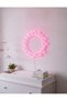 Güneş Figürlü LED Neon Duvar Tablosu | Pembe Aydınlatmalı Çocuk Odası Dekoru - 3