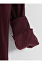 Vizyon New Season Plum Color Crew Neck Printed Men's Sweatshirt - 4