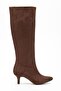 Zri̇nx-2025 Premium Brown Suede Daily Women's Boots 6.5 cm - 5