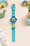 Children's Wristwatch with Cute Dinosaur Figure, Blue Color, Educational Dial, Silicone Strap (Without Box) - 3