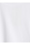 Lcw Curve White Large Size 100% Cotton Women's T-Shirt - 4
