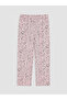 Ozmarka New Season Pink Cat Patterned Women's Pajama Set - 8