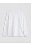 Vizyon New Season White Crew Neck Boys' Undershirt - 3