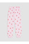 Vizyon New Season Pink Patterned Girls' Pajama Set - 5