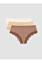 Esvab • Modern & Distinctive Lace Detailed Bikini Panties 3-Pack