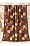 Brown Tulip Patterned Shawl – Elegant and Stylish Women's Shawl with Floral Motifs - 3