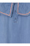Ozmarka New Season Indigo Bowknot Girls' Jean Dress - 5